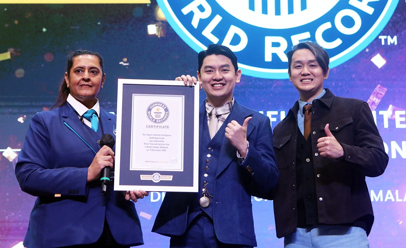 Guinness World Record celebration